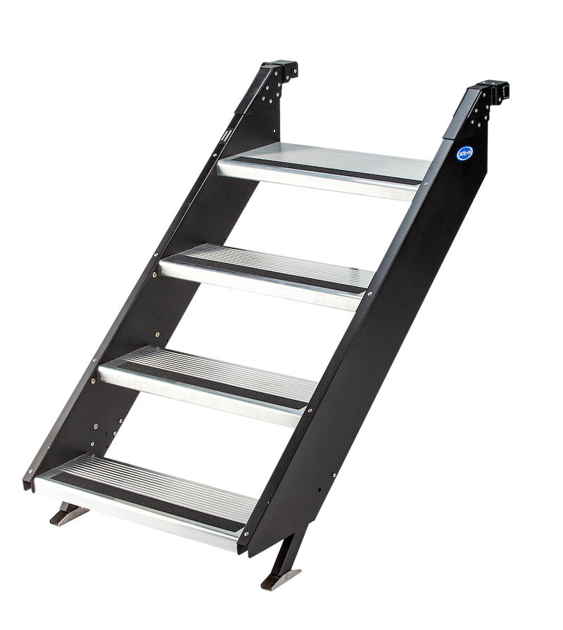 MOR/ryde STP-223 RV Entry Step, 4-Step Aluminum Quick-Release RV Steps – image 3
