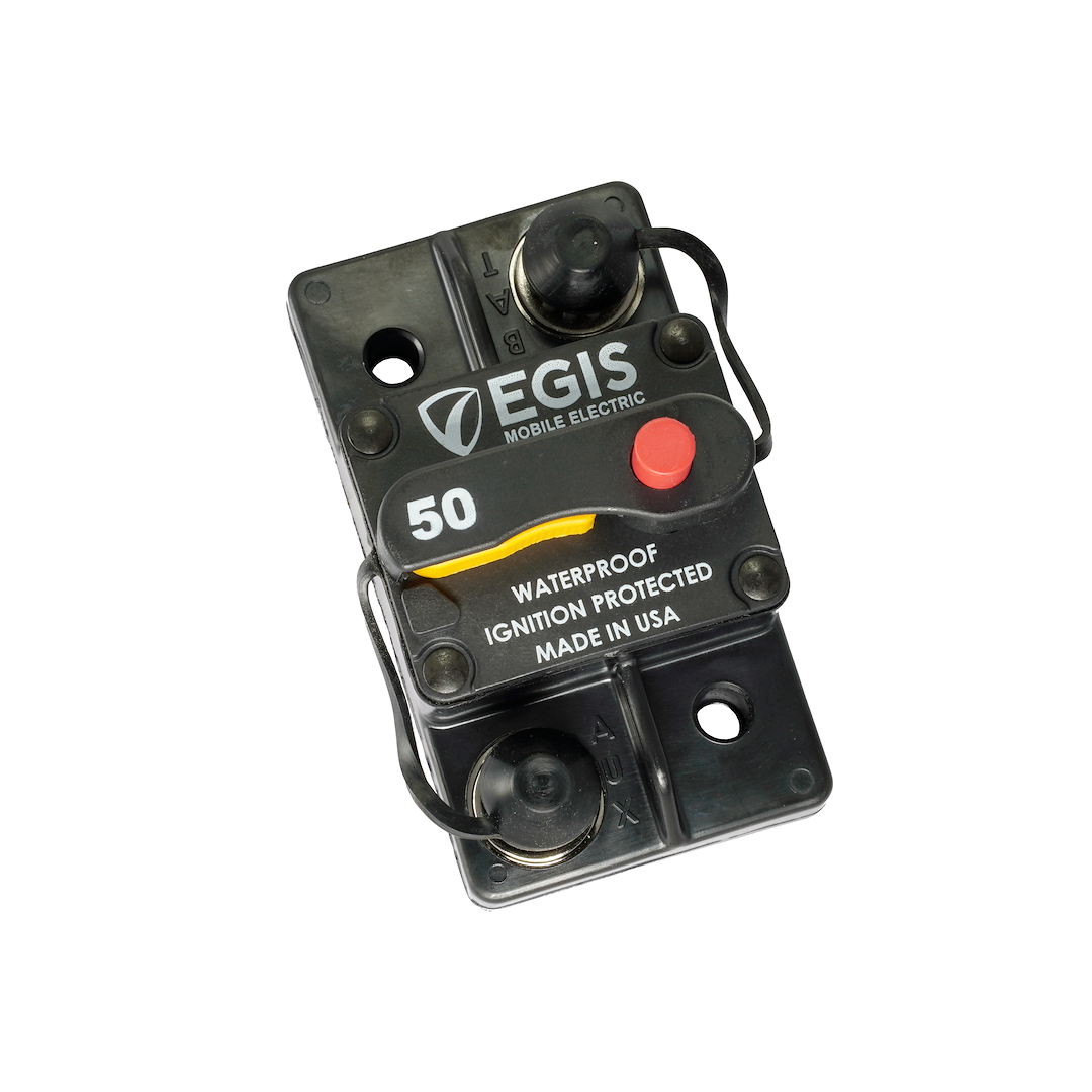 Egis 50A Circuit Breaker - Surface Mount, 48V DC – 4703-050