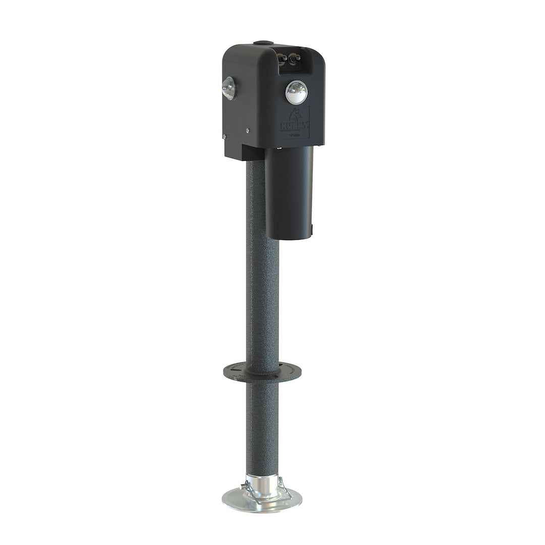 Husky Towing 81200 3,000-lb Electric Tongue Jack, 2-Inch Tube