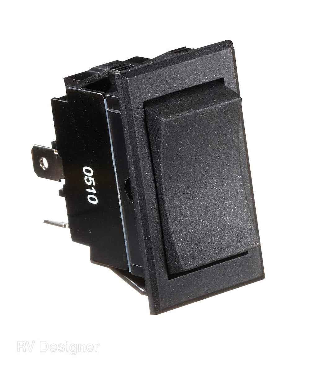 RV Designer Multipurpose Switch - Black – S221