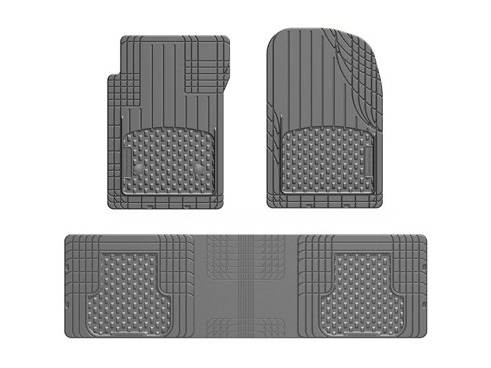 Weathertech (USA) Trim-to-Fit Floor Mats - 3 Piece, Gray – 11AVMOTHSG