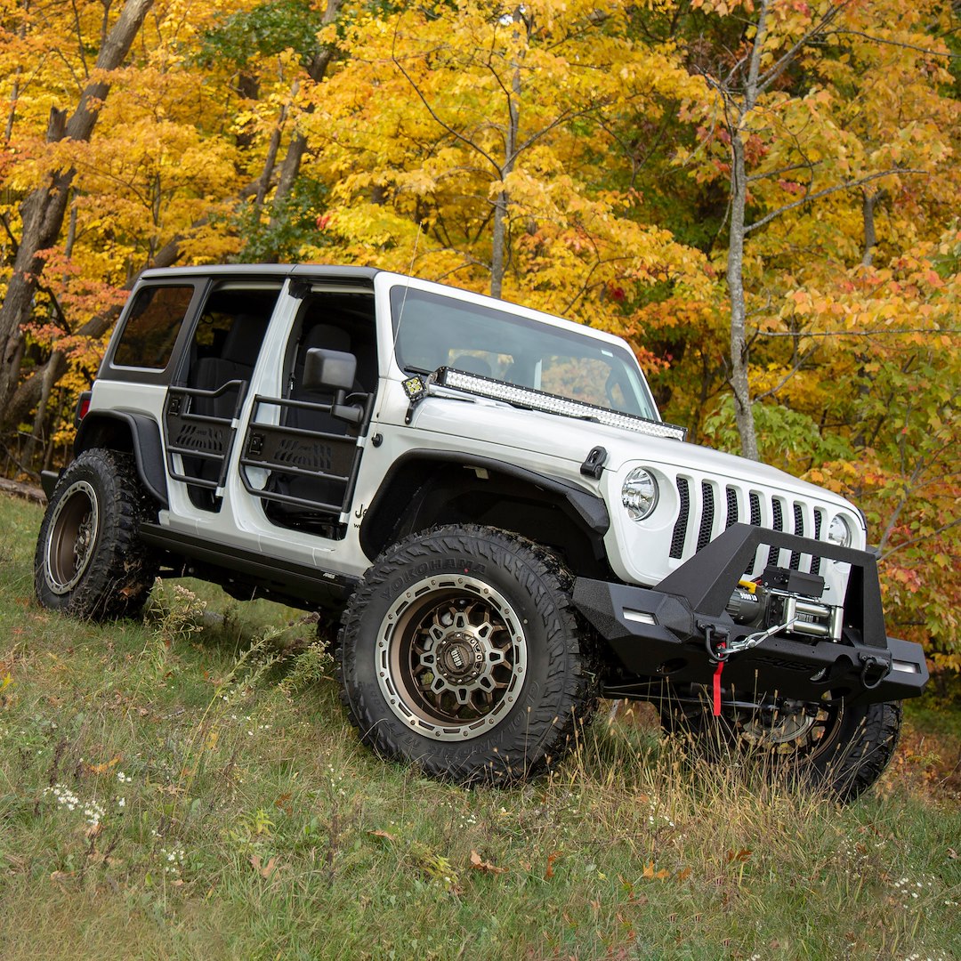 Aries 1500203 Jeep JL Front Aluminum Fender Flare Pair - image 8