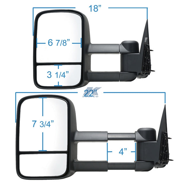 K-Source 62073-74g Exterior Towing Mirror - image 2