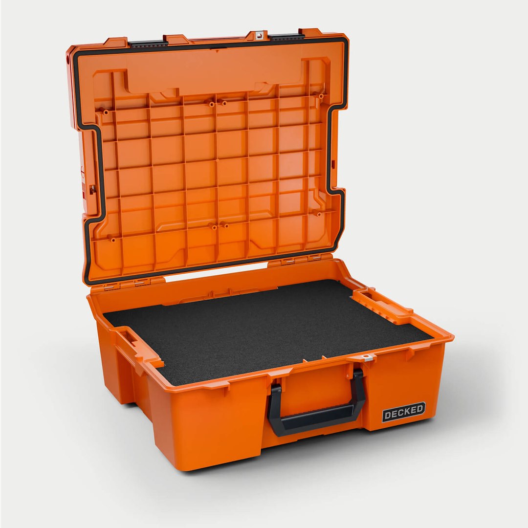 Decked A0020-HRAK-ORG Halfrack 32 Portable Storage Box