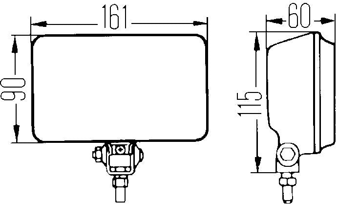 Hella 005860231 450 Series Driving Lamp
