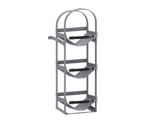 Holman 40102 Refrigerant Tank Holder with Three Tiers
