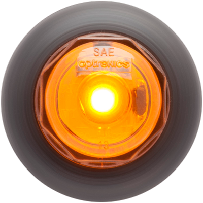 Optronics MCL10AKB Amber/Black 0.73-Inch Waterproof LED Clearance Lamp