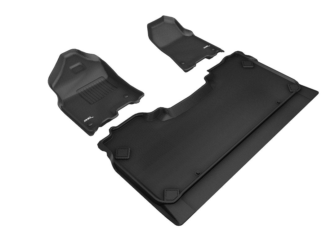 3D Mats DG02801509 Ram 1500 KAGU Black Two-Row Floor Mats - image 1