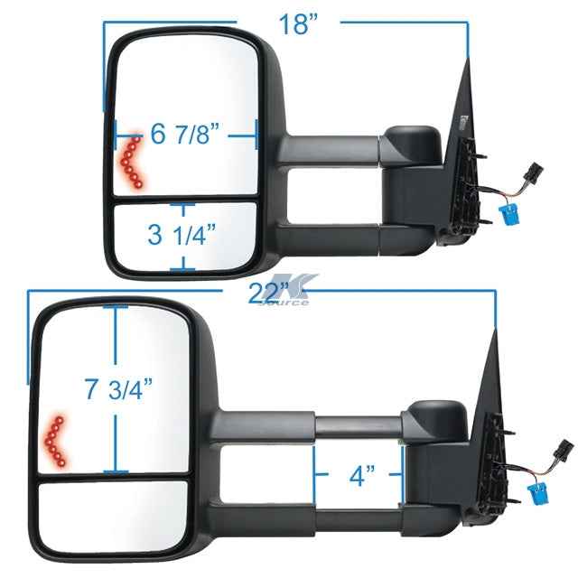 K-Source 62075-76g Exterior Towing Mirror - image 2