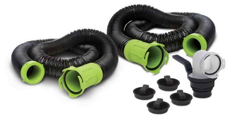 Norcold 17902 Titan 20-Ft. Premium RV Sewer Hose Kit with 2 Hoses, 5-in-1 Adapter & – image 3