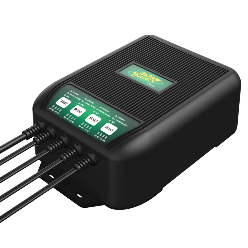 Battery Tender 022-1009-DL-WH WaveCharge Pro Four-Bank 12V 40A Charger - image 2