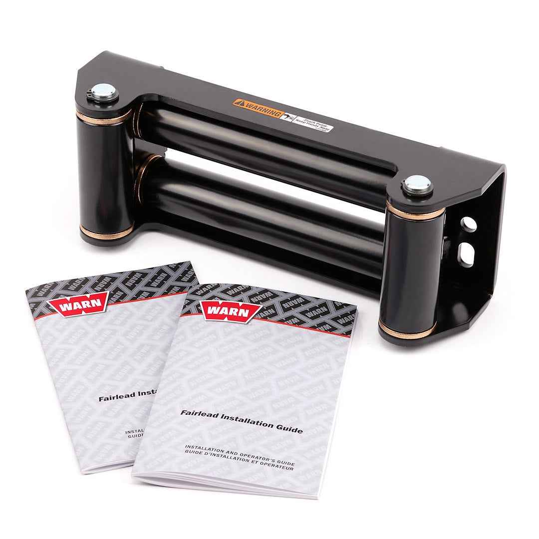 Warn Steel Roller Winch Fairlead - Black – 24336