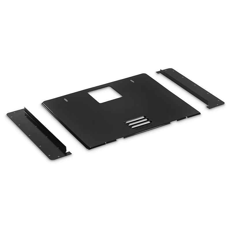 Dometic 94951 Water Heater Access Door, Black, Retrofit Kit with Adapter Plates – image 1