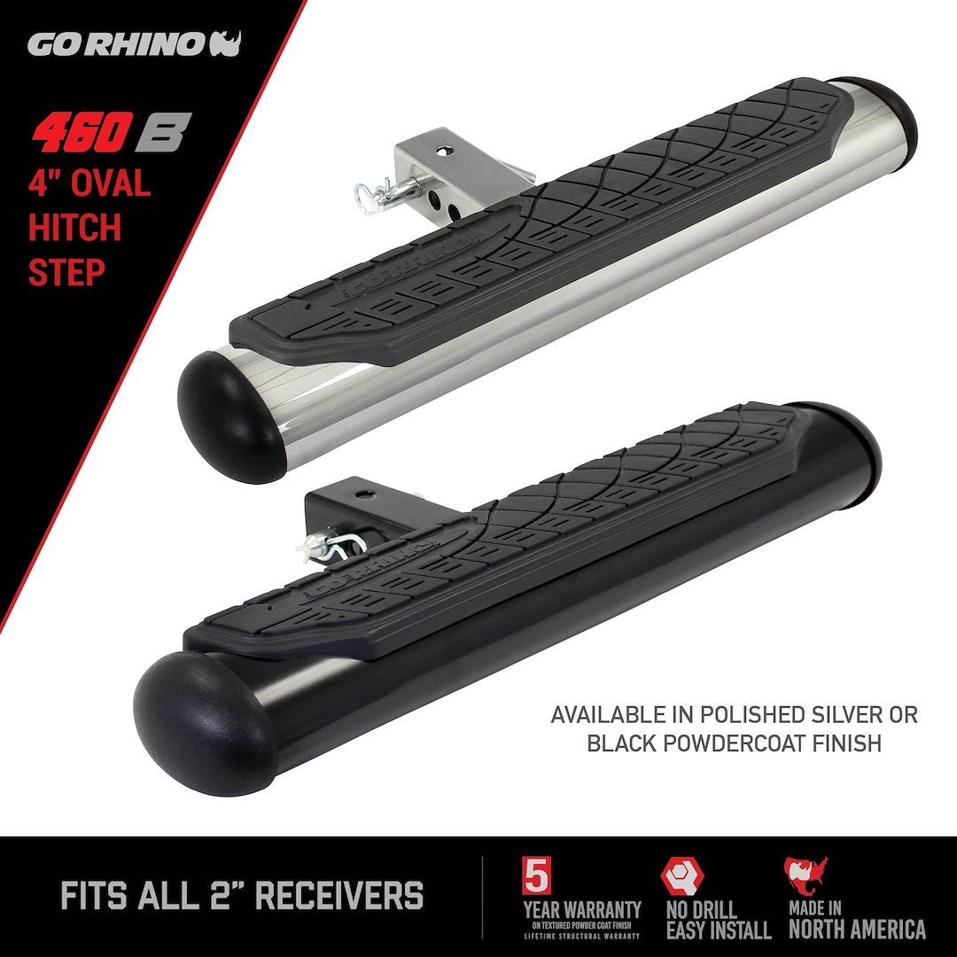 Go Rhino 460B Oval Receiver Entry Step