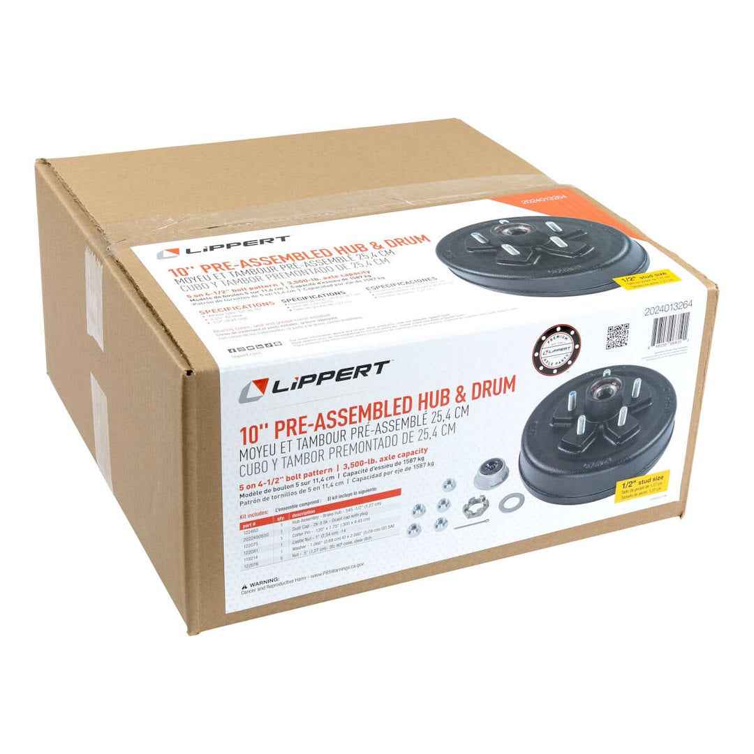 Lippert Trailer Hub and Drum - 5 x 4-1/2 in – 2024013264