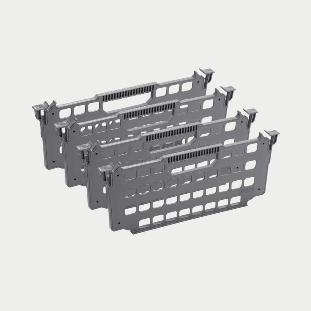 Decked A0083-4DIV-GRY Version X Full-Size Divider Set