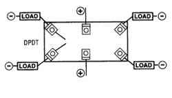 Sierra Marine TG404501 25A/12V Six-Terminal On/Off/On Toggle