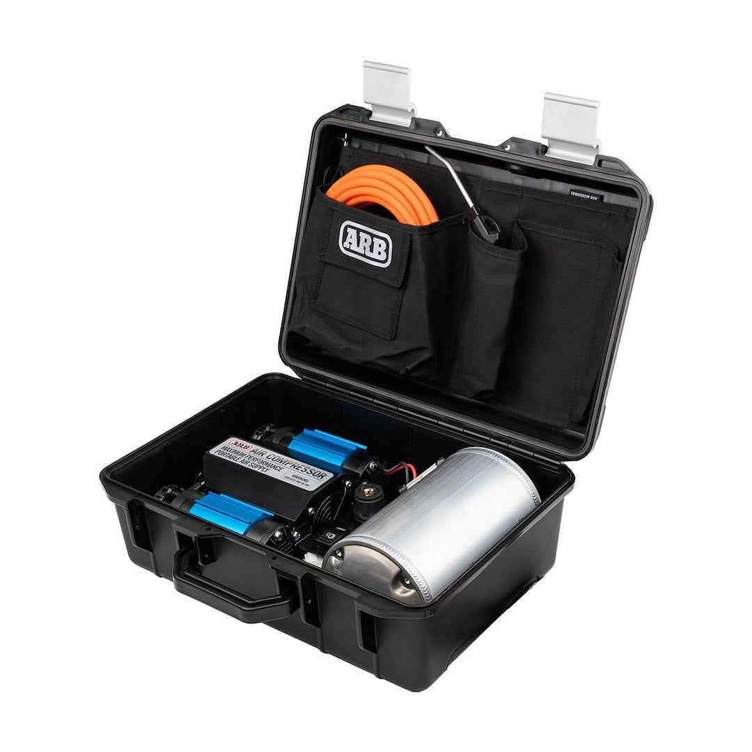 ARB CKMTP12 Portable Twin Compressor with Air Lines, 12V