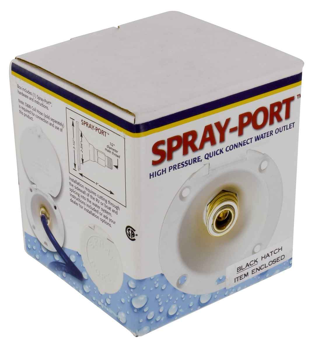 Phoenix Products Exterior Spray Port - Black – PF147006
