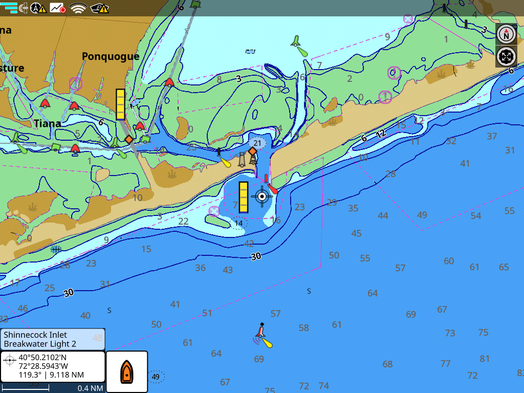 Si-Tex Navpro12us Chart-Plotting Display