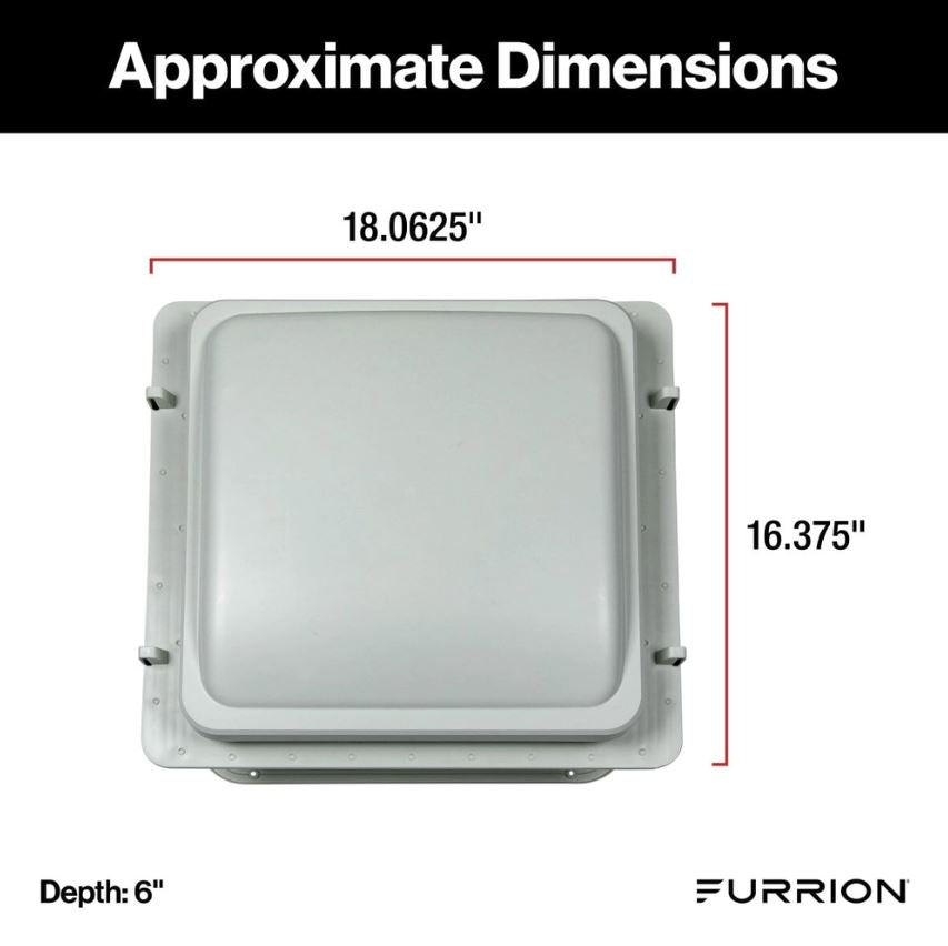 Furrion Llc Fvf14d90r6a-Pw-Am Roof Vent - image 2
