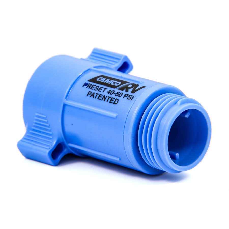 Camco 40143 Blue Plastic 40–50 PSI Water Regulators, Six-Pack