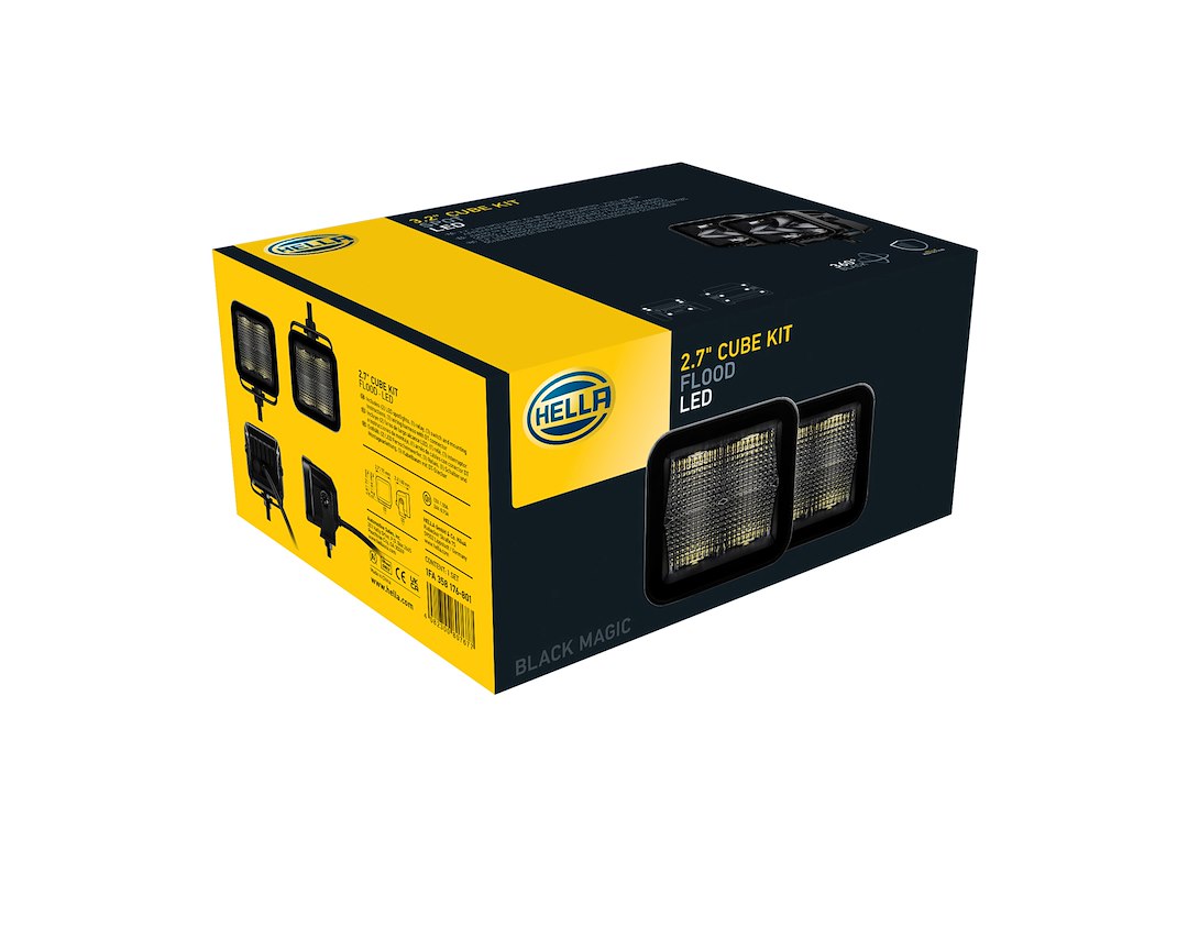 Hella 358176801 Black Magic LED Cube Kit