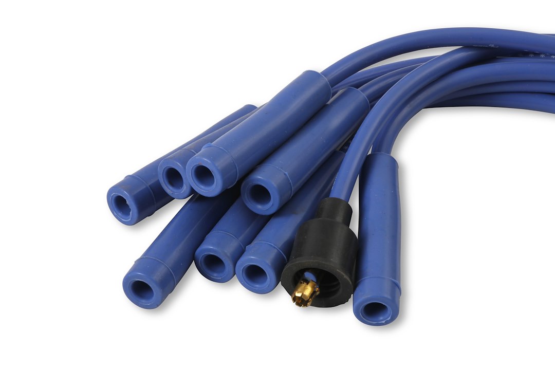 ACCEL Ignition 4040B Blue 8 mm Straight-Boot Ignition Wire Kit - image 9