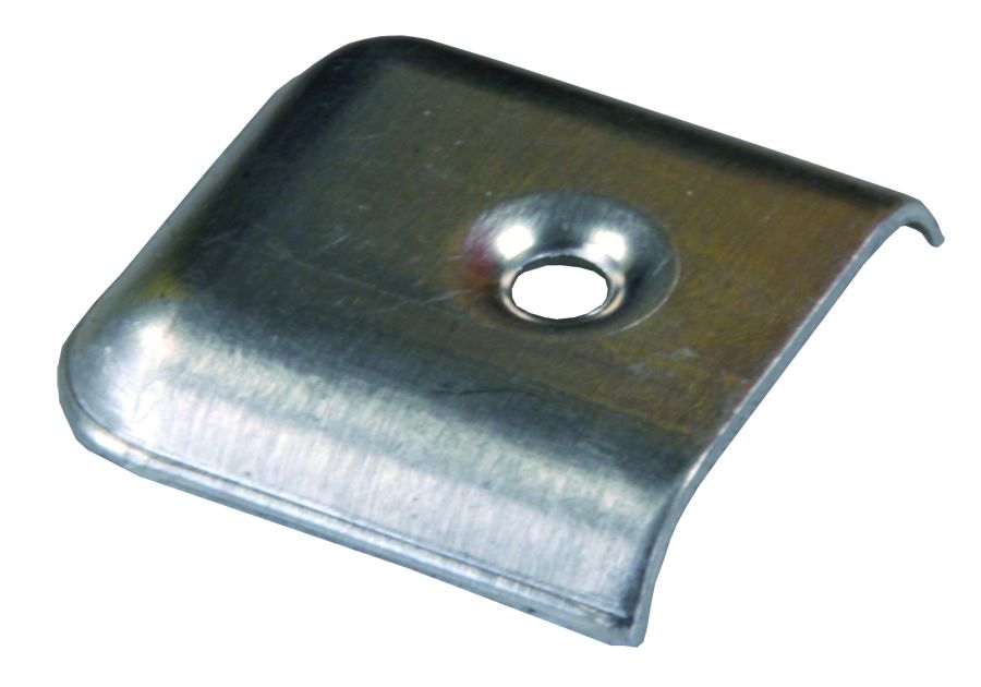 JR Products Side-Molding End Caps - Silver, 4 Pack β 49675