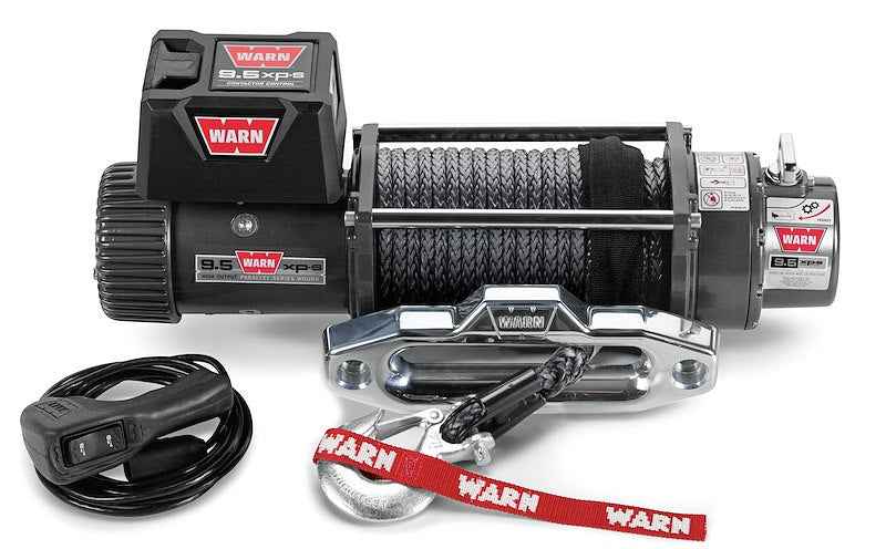 Warn 87310 9.5xp 9,500 lb 12V Electric Winch with 100' Synthetic Rope – image 1