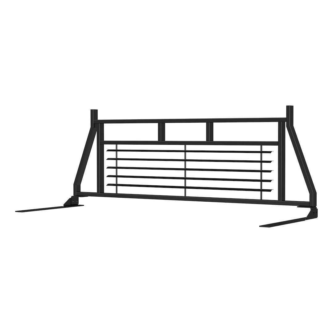 Aries 111000 Classic Black Louvered Truck Headache Rack - image 1