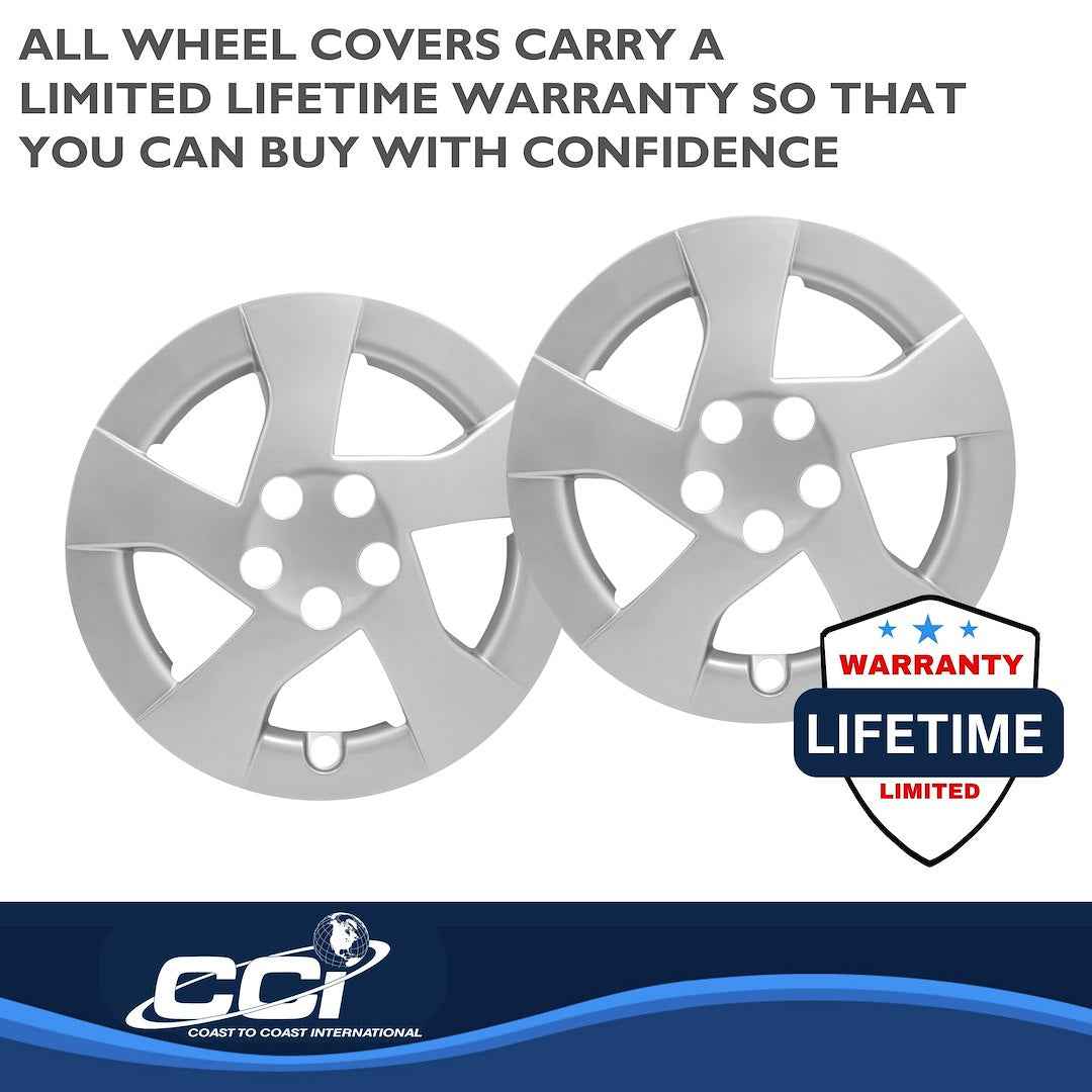 Coast To Coast 44815S Directional-Spoke Wheel Covers for Prius
