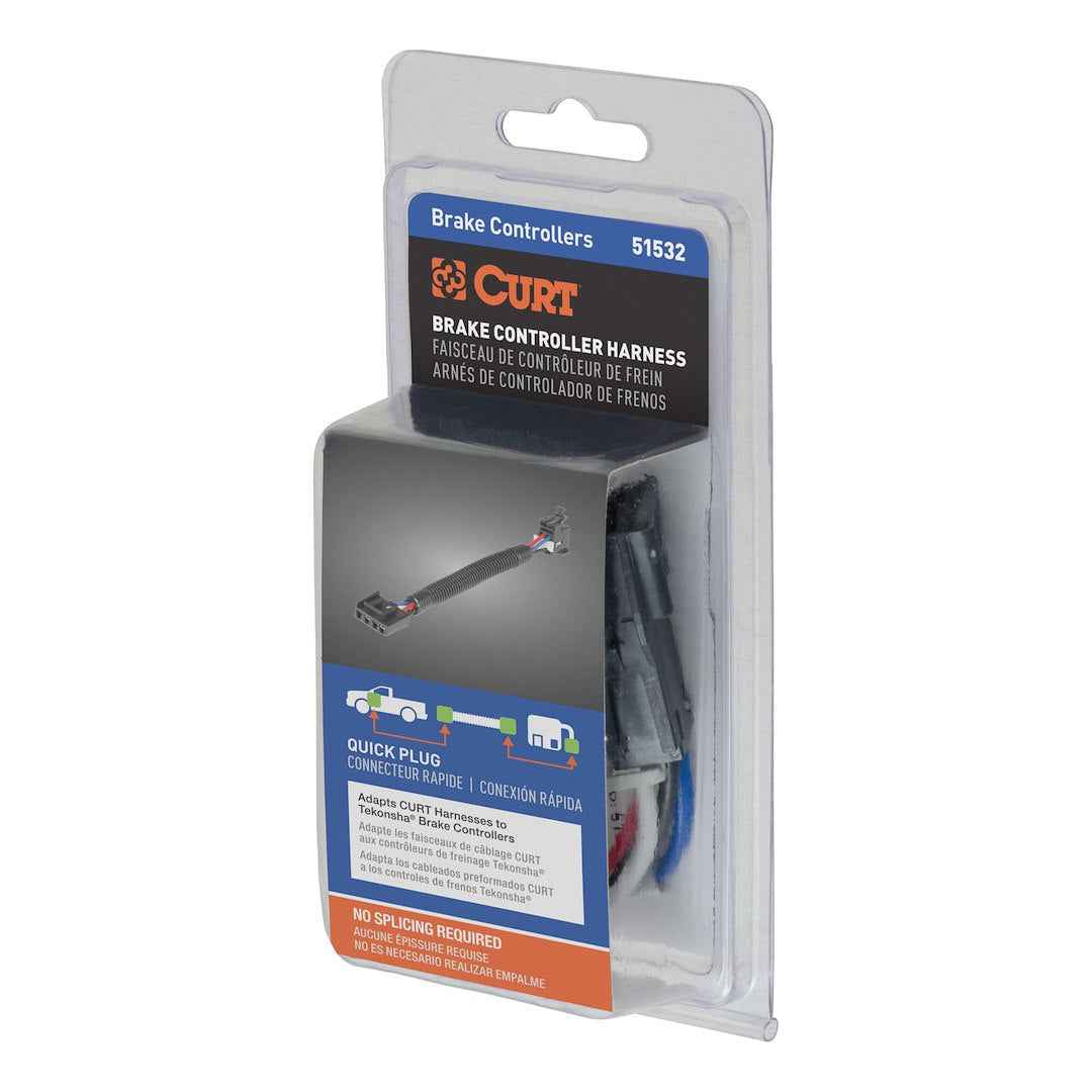 CURT 51532 CURT Quick-Plug to Tekonsha Controller Adapter