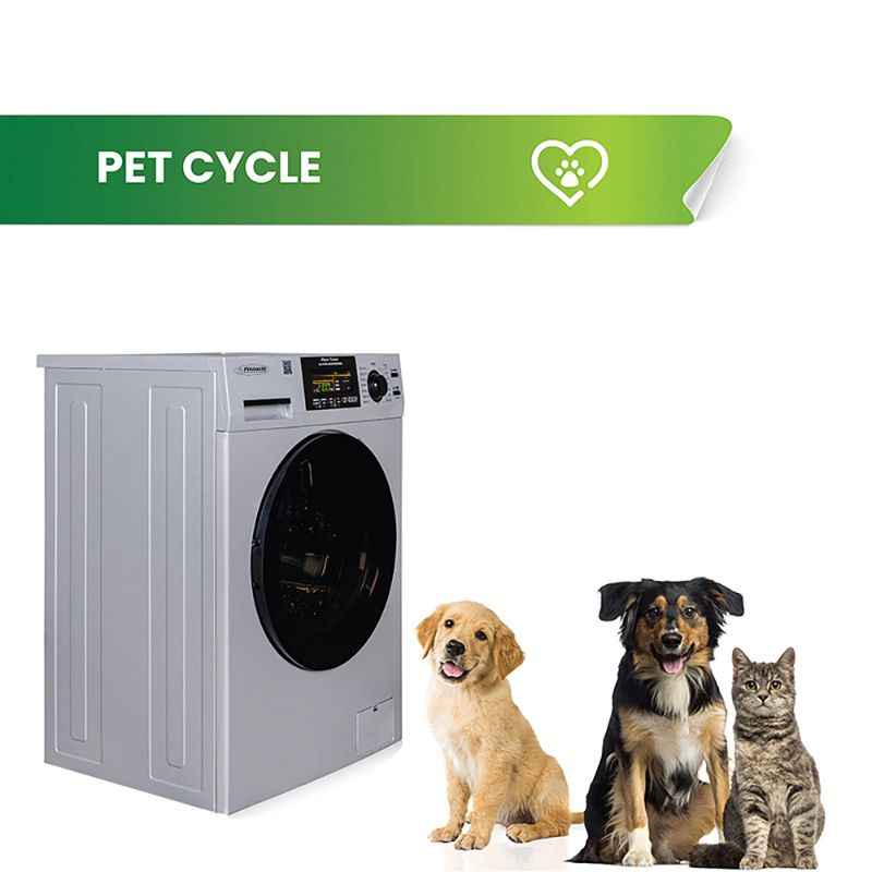 Pinnacle Appliances 22-4600 L S 15 lb Silver Washer Dryer Combo, Vented/Condensing, 110V – image 8