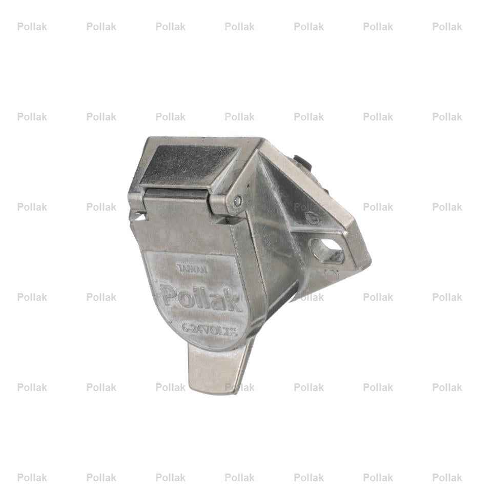 Pollak 11720EP Silver 7-Pin Vehicle-End Interchangeable Socket