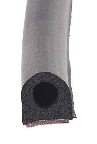 AP Products D-Type Door/Window Seal - 50 ft, Black – 018-663