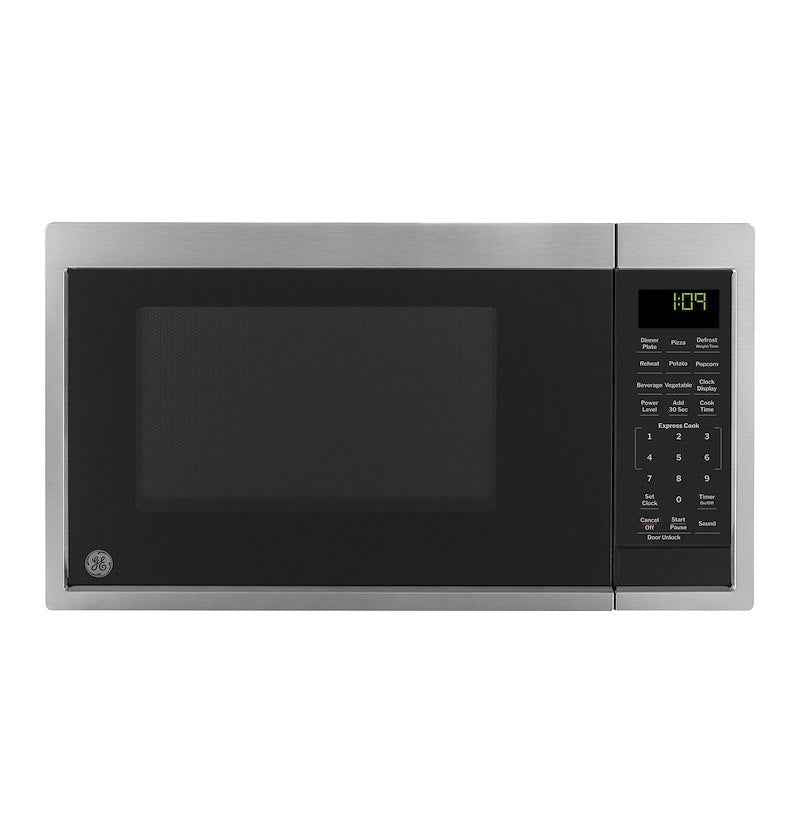 GE Appliances GCBK09N1WSS 0.9 Cu. Ft. 900W RV Microwave Oven, Stainless/Silver – image 1