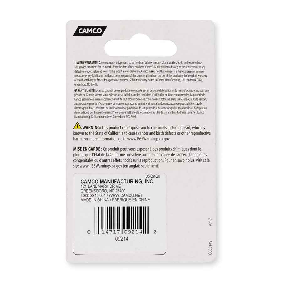 Camco 09214 Stainless Steel Cover Cam-Lock Latches, Pair