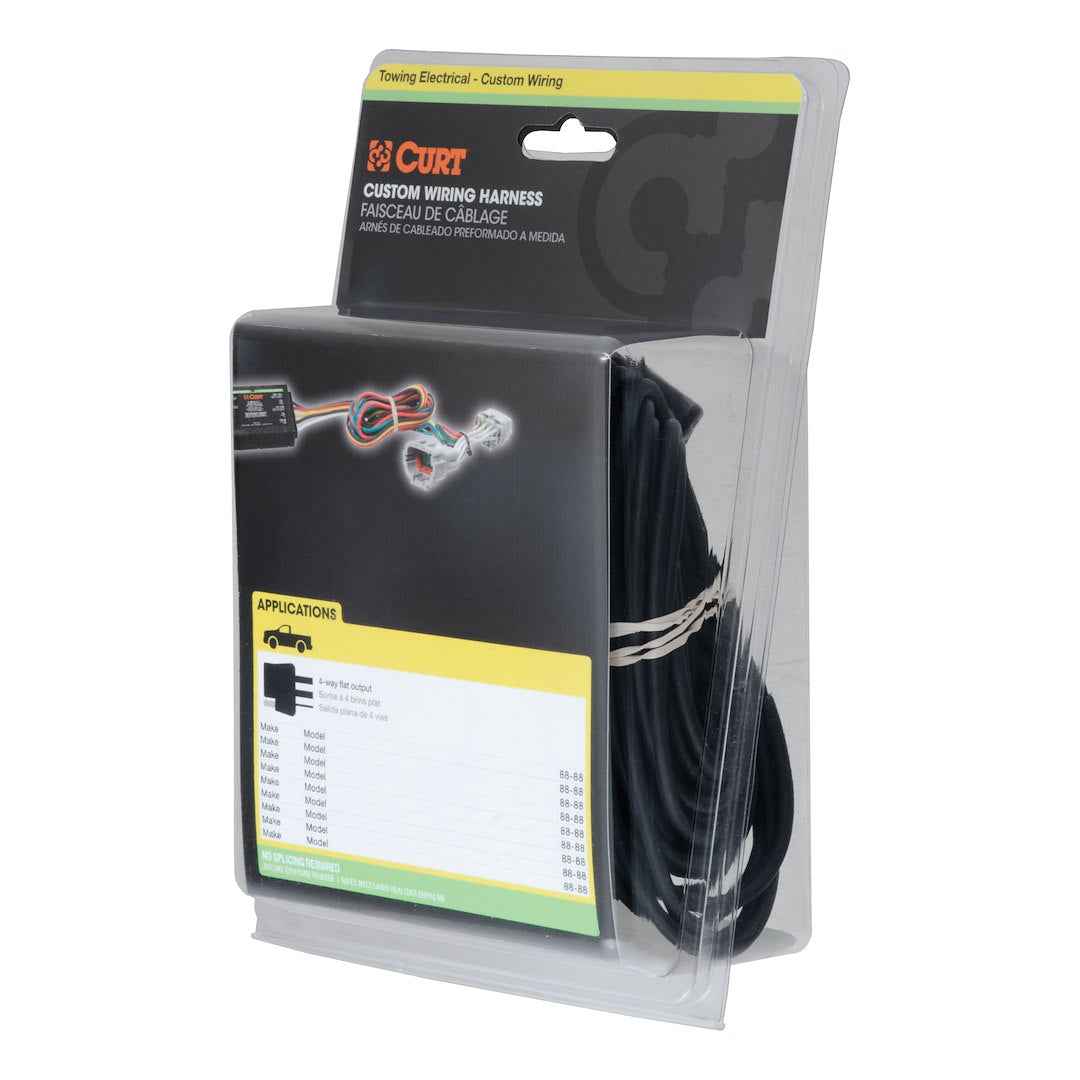 CURT Custom 4-Way Flat Wiring - Mitsubishi Outlander – 56189