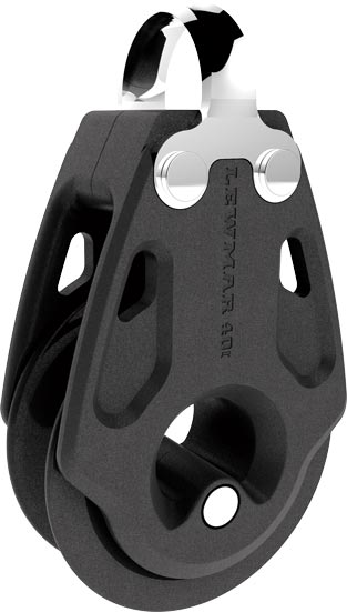 Lewmar 29901341BK Single Sailboat Block - 8 mm Line