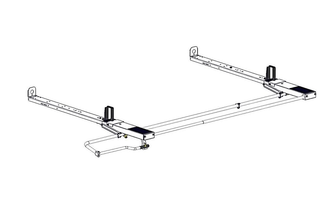 Holman 4A93L Low-Roof Curbside Drop-Down Rack, 1700-Pound