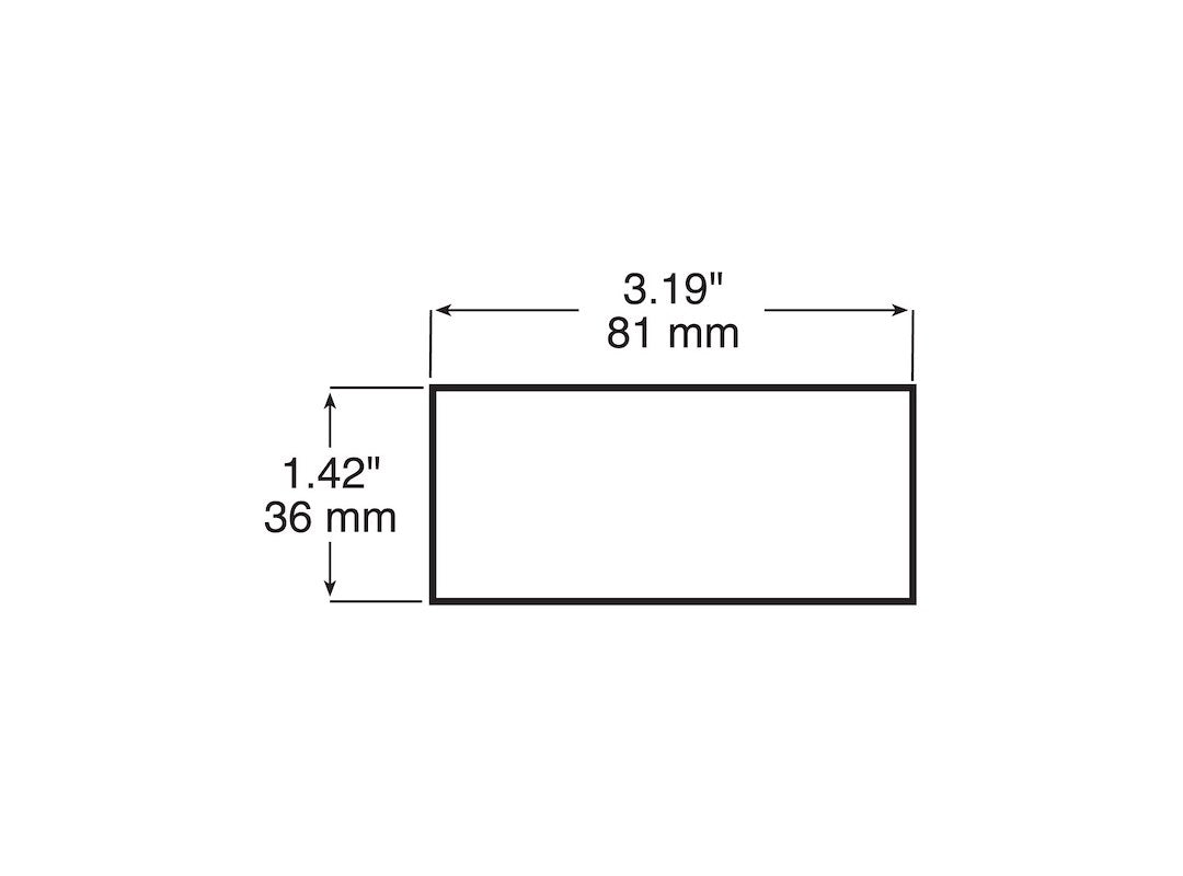 Peterson Mfg. Reflector (V483r) – Length (In): 3-1/8 Inch