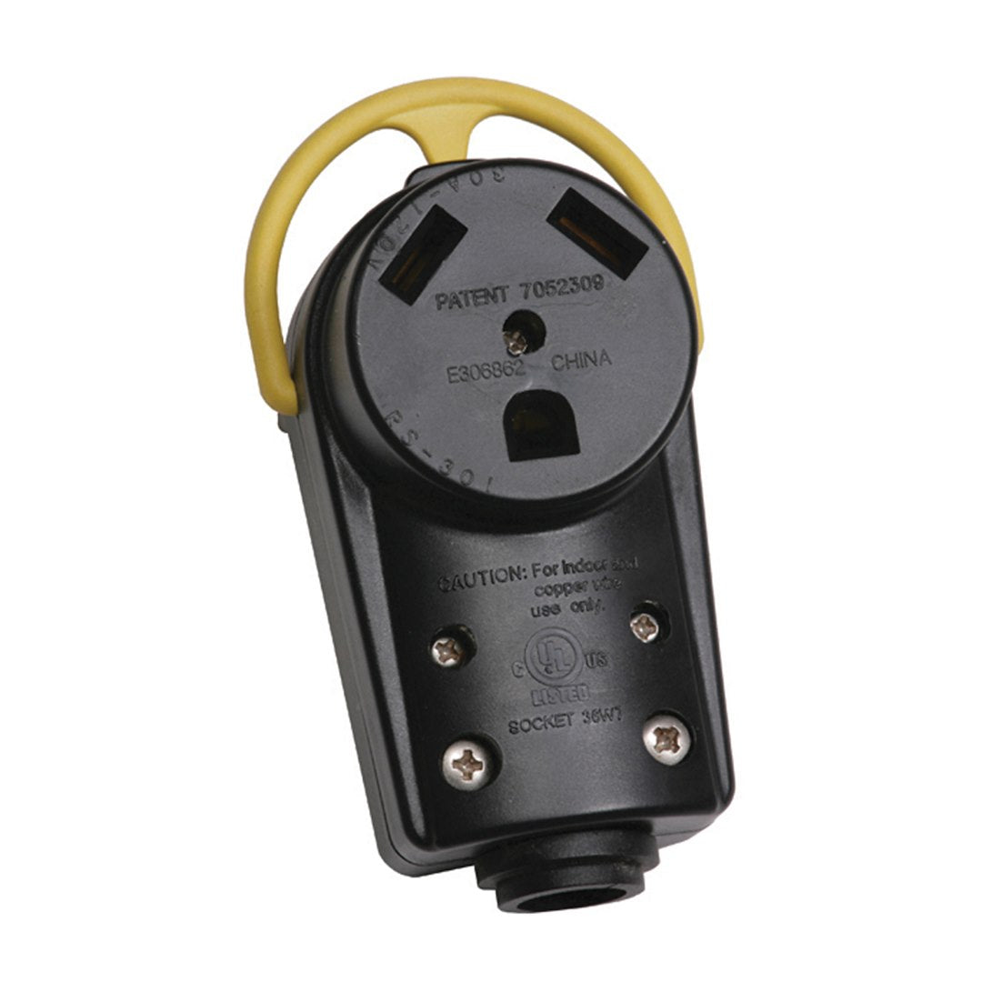 Arcon Female Generator Cord End 18206 – 30A, Black