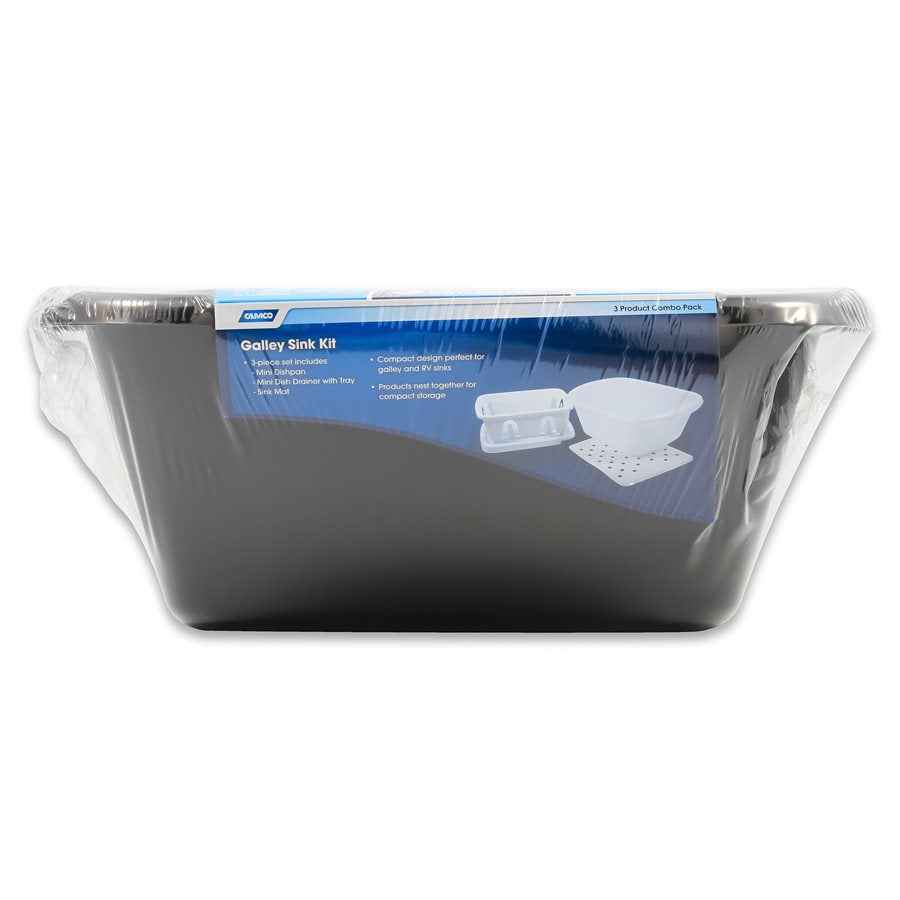 Camco RV Sink Dish Pan - Black – 43518