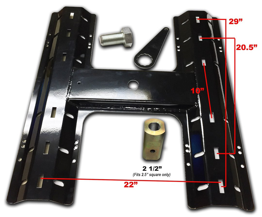 Popup By Youngs Cag-Bw Fifth Wheel Trailer Hitch Conversion Kit - image 2