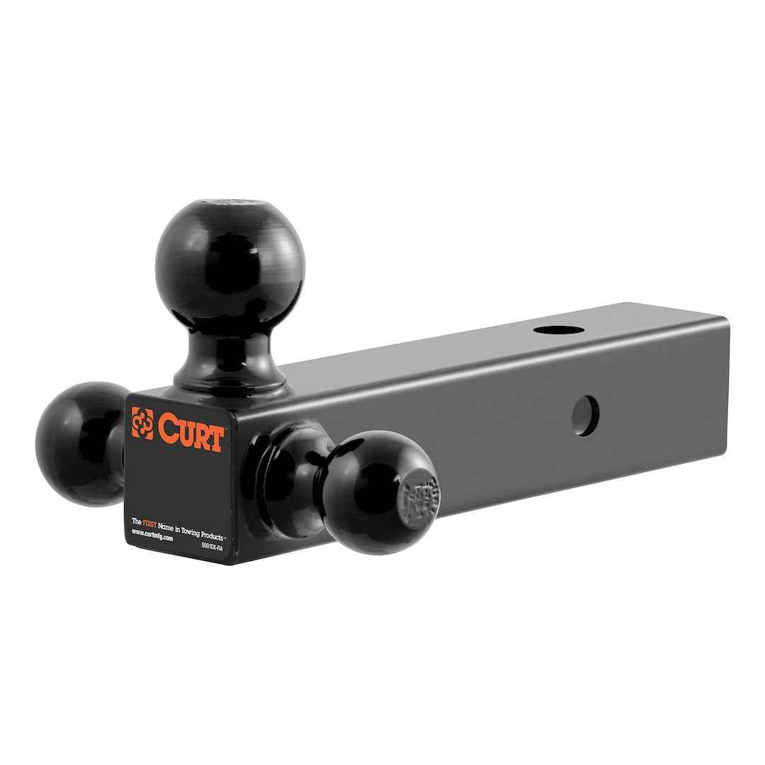 CURT Triple-Ball Mount - 2-1/2 in Receiver, 3 Ball Sizes – 45651