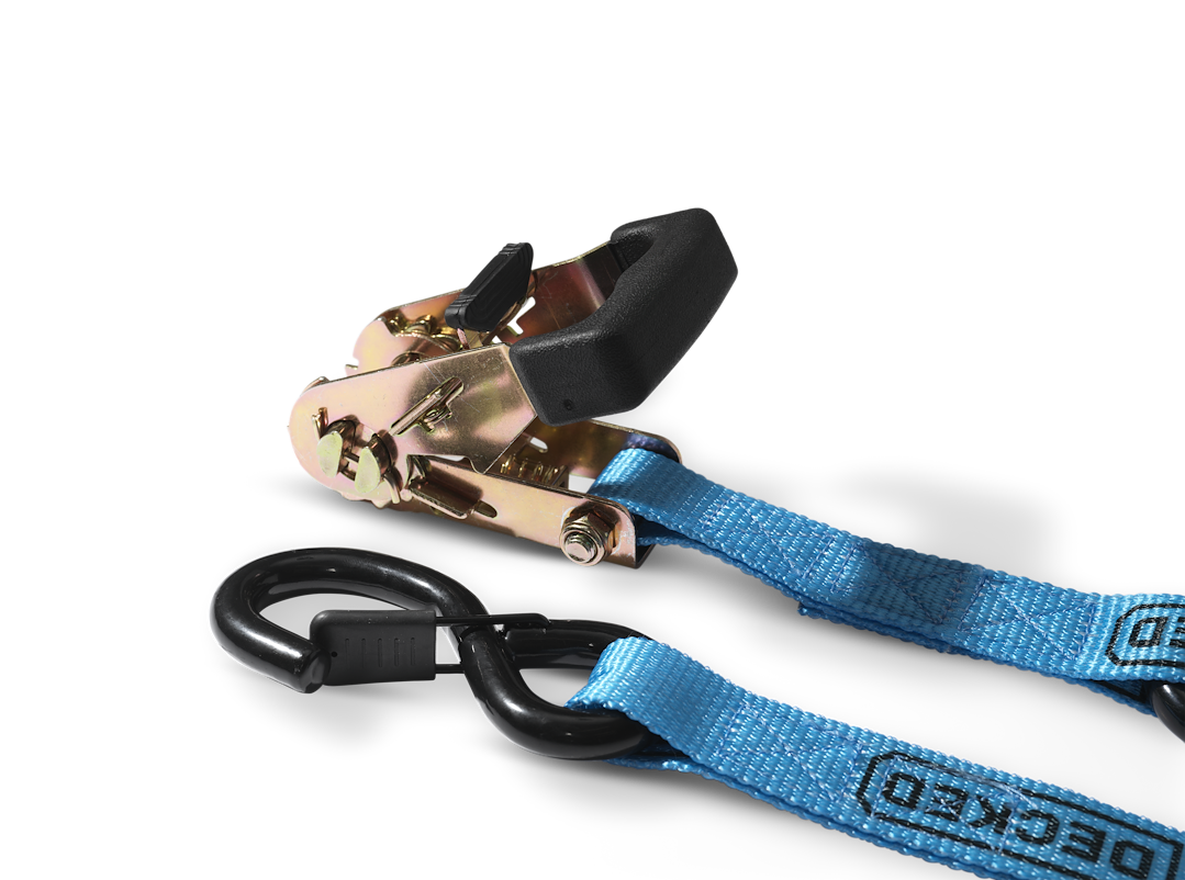 Decked A0088-Rstp-Blu Adjustable Ratchet Tie-Down