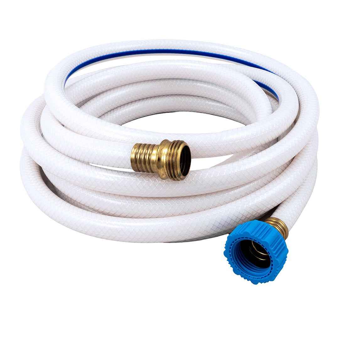 Aqua Pro W20869 15-ft White Drinking-Water Hose, 120 PSI
