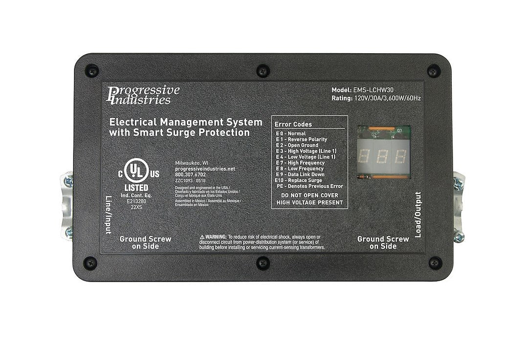 Progressive Industries Surge Protector - 120 Volt – EMS-LCHW30