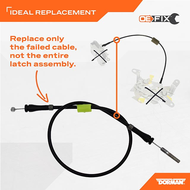Dorman (OE Solutions) 912-738 OE FIX Ford Door-Latch Repair Cable - image 5